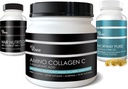 Marine Collageen + Hair Vitaminen + Omega-3 Visolie - Schoonheid Voeding Trifecta bundel - Huid, nagels, gewrichten, Veroudering Nutraceuticals