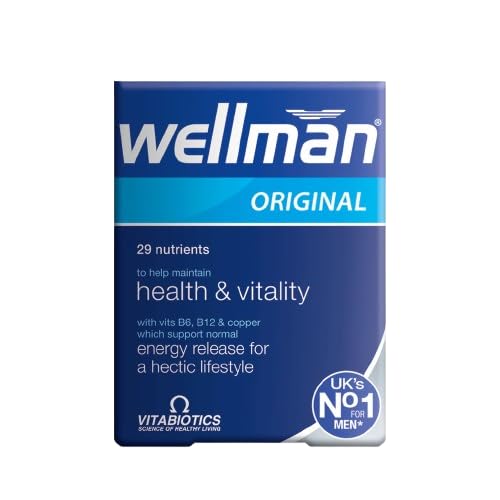 Vitabiotics Wellman Original Vitamine & Mineraal Supplement 30's BUNDLE Vegetarische Tablets by Vitabiotics