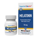 Superior Bron Melatonine 10 mg - Gezonde Slaap Ondersteuning Supplement voor volwassenen - Melatonine Formule met kamille Aids Ontspannen & rustgevende Slaap - 100 Sublingual Dissolving Tablets