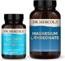 Dr. Mercola Magnesium L-Threonaat & Calcium met D3 & K2, 30 porties, Dieetsupplement, Bone Health, Non-GMO