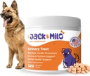 Jack & Milo - Supplement voor honden, hond UTI Incontinentie, nier- en blaascontrole - Cranberry & Antioxidants, Organic - Bladder Control for Dogs, USA Made-Non GMO - 120 Tablets