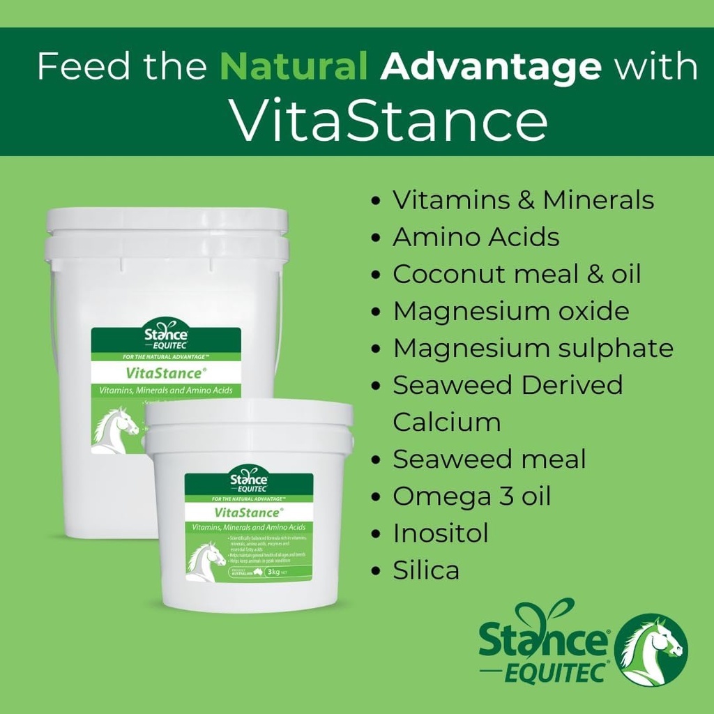 Stance Equitec VitaStance VitaStance Vita, Mineral and Amino Acid Supplement for Horses, 28,5 lb