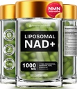 Liposomal NAD Supplement 500mg, NMN Supplement Alternative, 60 Capsules