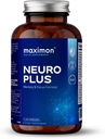 Neuro Plus Premium Nootropics, Cognitieve Enhancement, Vitaminen voor Geheugen & Focus, Geestelijke Helderheid met Bacopa Extract, GABA, Huperzine A en DHA, 60 Capsules