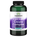 Swanson Calcium Citrate Complex Muscle Bone Health Ondersteuning Mineral Supplement 300 Capsules