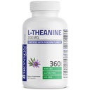 Bronson L-Theanine 200mg (Dubbel-Strengte) met Passion Flower Herb, Non-GMO Glutenvrije Soy-Free Stress Management Supplement, 360 Capsules
