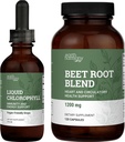 Earth Harmony Liquid Chlorofyl & Beetwortelpoeder & Juice Blend - 2 Fl Oz & 120 Capsules