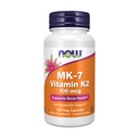 NOW Voedingssupplementen, MK-7 Vitamine K-2 100 mcg, Cardiovasculaire ondersteuning*, Ondersteunt Bone Health*, 120 Veg Capsules