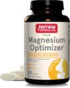 Jarrow Formules Magnesium Optimizer - 200 tabletten - Ondersteunt Bone Health & Muscle Function - Oefening & Endurance Voordelen - Inclusief Taurine, P5P & Vitamine B6 - 100 porties