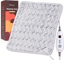 Bearhug XL elektrische verwarmingskussen 20'x24' dubbelzijdige faux fur verwarmd pad, 6 warmteniveaus, 2H automatisch uit, vochtige en droge warmtetherapie voor rugpijnverlichting, machine wasbaar, ETL gecertificeerd, geschenkdoos