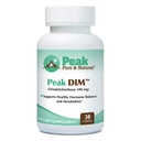 Peak Pure & Natural Peak DIM - Ondersteuning van gezonde hormonen en oestrogeenbalans - Voedingsondersteuning Supplement 100mg - 30 capsules