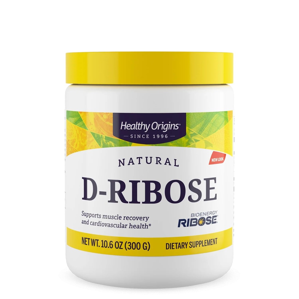 Gezonde oorsprong D-Ribosepoeder (BioEnergy, Non-GMO, Glutenvrij, Energie Ondersteuning, Hart Ondersteuning), 10.6 Ounce