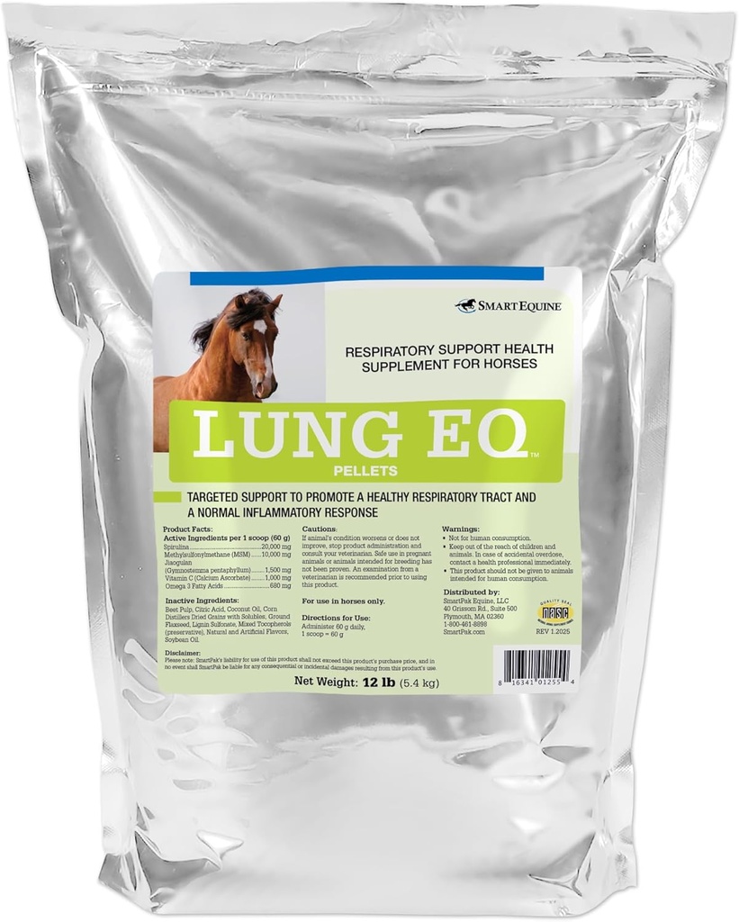 SmartEquine Lung EQ Pellets voor innovatieve ademhalingsondersteuning