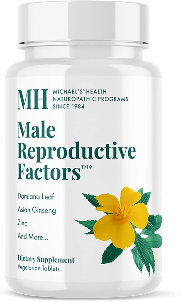 MICHAEL'S Health Naturopathische Programma's Mannelijke Reproductieve Factoren - 60 Vegetarische Tablets - Nutriënten om mannelijke vruchtbaarheid te ondersteunen - Kosher - 20 Serven