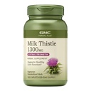 GNC Herbal Plus Melkdistel 1300mg supplement, extra sterkte, vegetarisch, ondersteunt gezonde leverfunctie, 120 porties