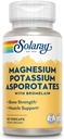 Solaray Magnesium and Potassium Asporotates w/Bromelain, Healthy Electrolyte, Muscle, Heart & Cellular Support, 60 VegCaps