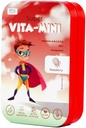 Soul Strips Super Vita-Mini - essentiële vitamines A, B, C, D, E, K & Minerals for Kids' Growth & Health, Raspberry Flavor, Zero Sugar, 100% Vegan, 30 Strips Pack "