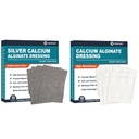 Silver Calcium Alginate Dressing(4 "x 4" 10 stuks) +Calcium Alginate Dressing (4 "x 4" 10 stuks)