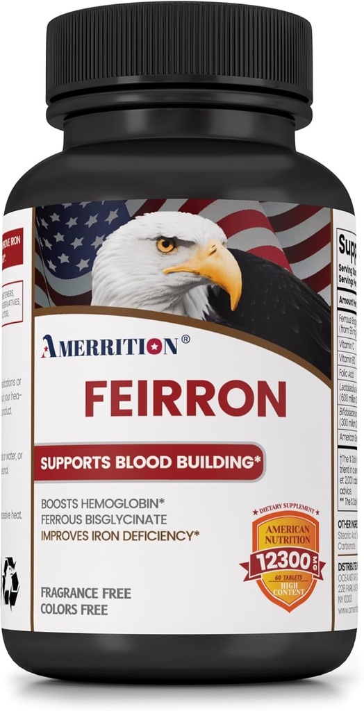 Feiron Tablet, Support Blood Building - 60 Tellen