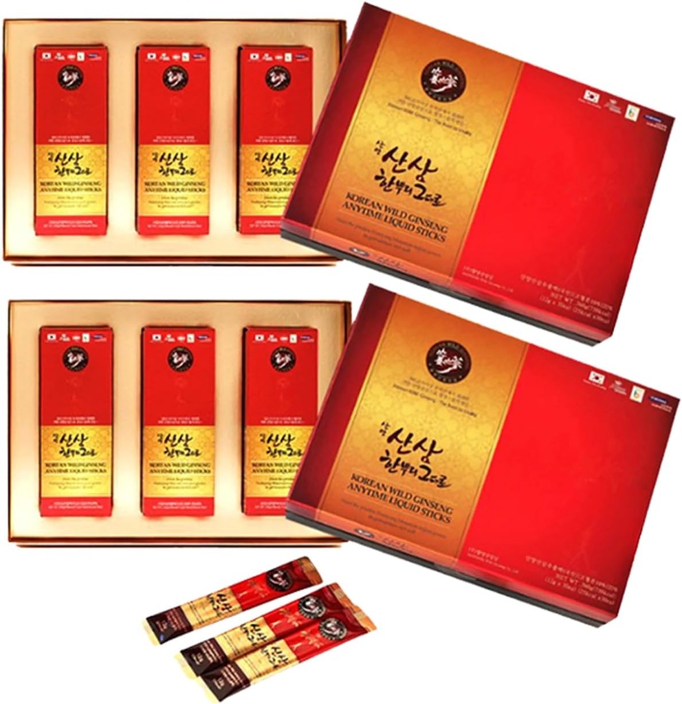 Koreaanse Wild Ginseng elk moment vloeibaar 30 Stick 2 Set- 2 maanden levering