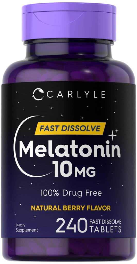 Carlyle Melatonine 10mg Fast request Tablets 