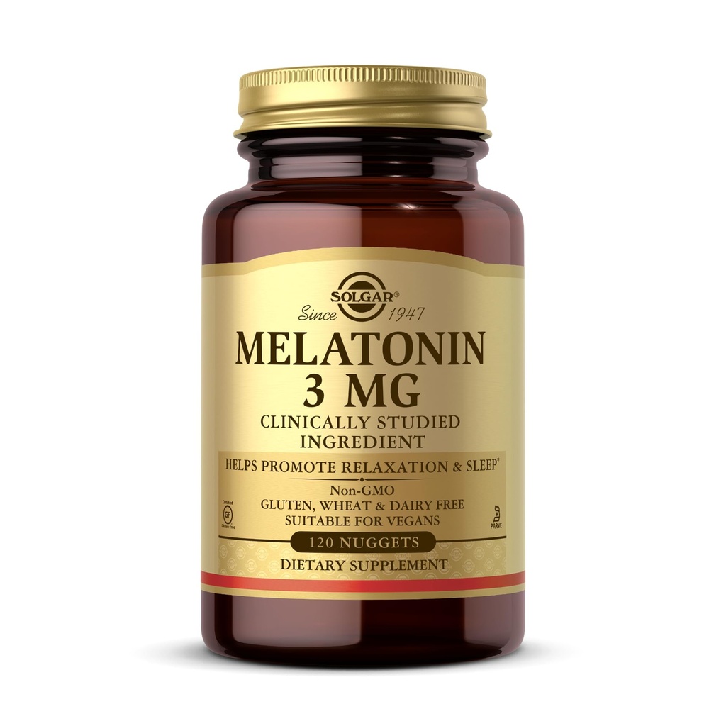 Melatonine 3mg Nuggets Solgar 120 Tabs