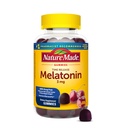 Nature Made Time Release Melatonine 3mg Gummies, 100% Drug Gratis slaaphulp voor volwassenen, 60 Melatonine Gummies, 60 Day Supply