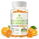 Glucosamine Chondroitin Gummies with MSM & Elderberry Extra Strength - Joint Support, Antioxidant Immune Support Supplement for Adults, Men & Women.Orange