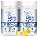 2 Packs Glucosamine Chondroitin Gummies - 3000MG Extra sterkte Joint Support Supplement met MSM, Flexibiliteit, Antioxidant Immune Support Gummy voor volwassenen, mannen en vrouwen - 120 Cts