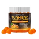 Kurkuma Gummies, Joint & Muscle Relief + Immune Support, Natuurlijke Ananas Smaak, Non-GMO Glutenvrije, 90 Gummies