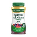 Nature's Bounty Vrouwen Multivitamine Gummies, Vitamine Supplementen voor Volwassenen, Algemene Gezondheid, Ondersteunt Immune en Bone Gezondheid, Gemengde Bessen en Raspberry Flavored, 90 Gummies