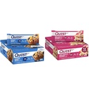 Quest Blueberry Muffin (12 Count) en White Chocolate Raspberry (12 Count) Proteïne Bars Bundel, Hoog Proteïne, Glutenvrij