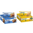 Quest Nutrition Blueberry Muffin (12 Count) en citroencake (12 Count) proteïne repen bundel, hoog eiwit, glutenvrij