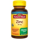 Nature Made Zink 30 mg, Zink Supplementen voor mannen en vrouwen, Dieetsupplement voor Immune Health en Antioxidant Ondersteuning, 100 tabletten, 100 dagen levering