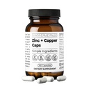 Santa Cruz Paleo, Zink en Koper Mineraal Supplement, Hoge Absorptie Formule, Zink Supplement voor huid en haar, L Methionine, Koper Gluconaat, Trace Mineraal, Glutenvrij, Keto, Paleo, 60 Capsules