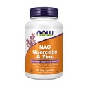 Nu Foods Supplements, NAC Quercetine en Zink, Immuun en Respiratoire Ondersteuning*, 1000 mg NAC, 500 mg Quercetine, 15 mg Zink, 90 Veg Capsules