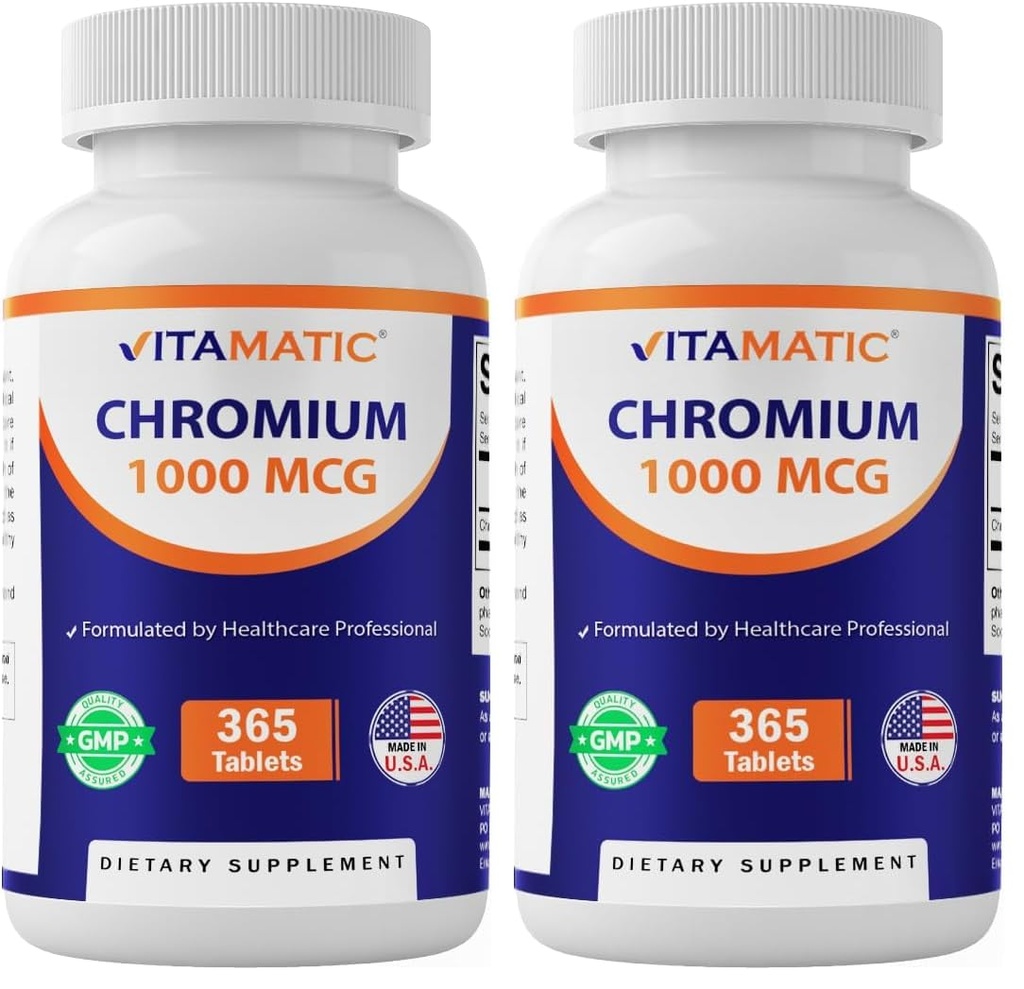 Vitamatic Chroom 1000 mcg 