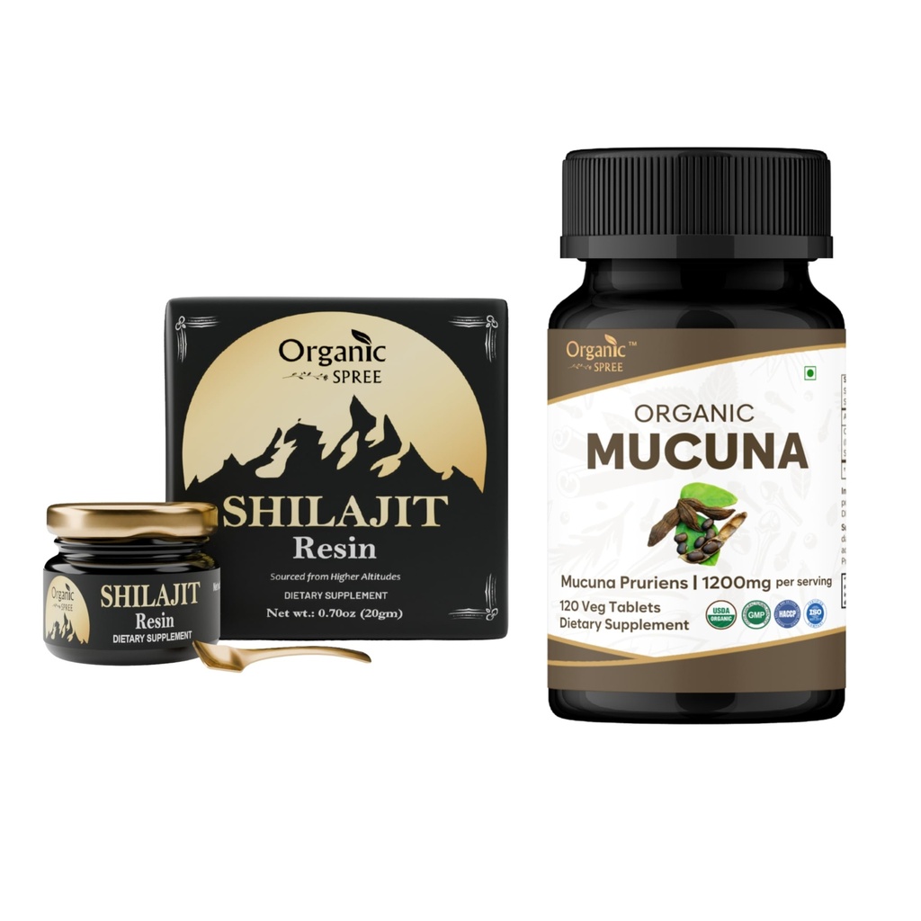 ORGANISCHE SPREE Pure Himalaya Shilajit Resin & Mucuna Supplement 