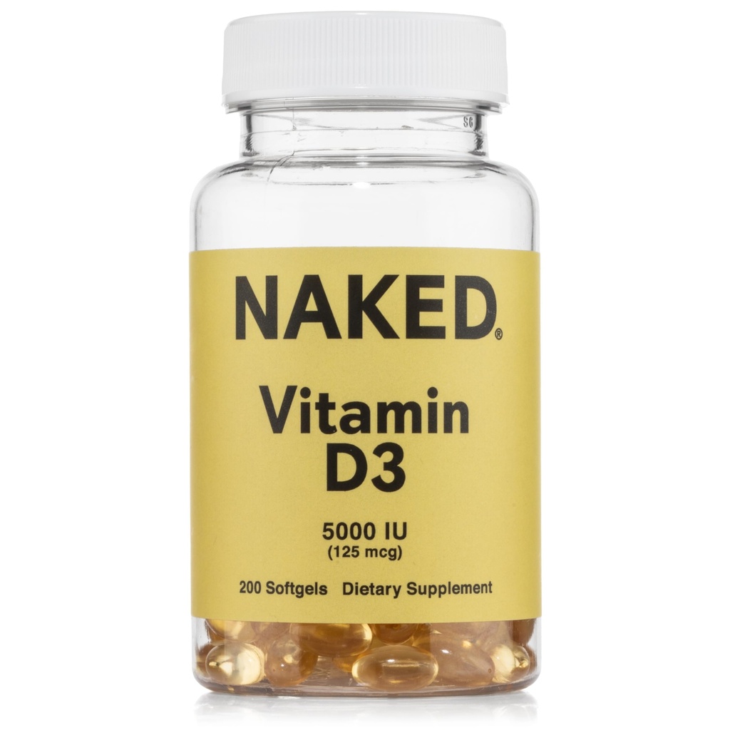 NAKED Vitamine D3 5000 IE 