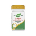 Nature's Way GABA, Gamma-Aminoboterzuur, ondersteunt Brain Health*, 250 mg per portie, 60 Vegan Capsules (Verpakking mei Vary)