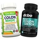 Colon Cleanser Detox for Weight Loss - 15 Day Intestinal Cleanse Pills & Probiotic - Fast Acting Natural Laxative for Constipation Relief - Bowel Movement Supplements for Stomach Bloating, Gut Support