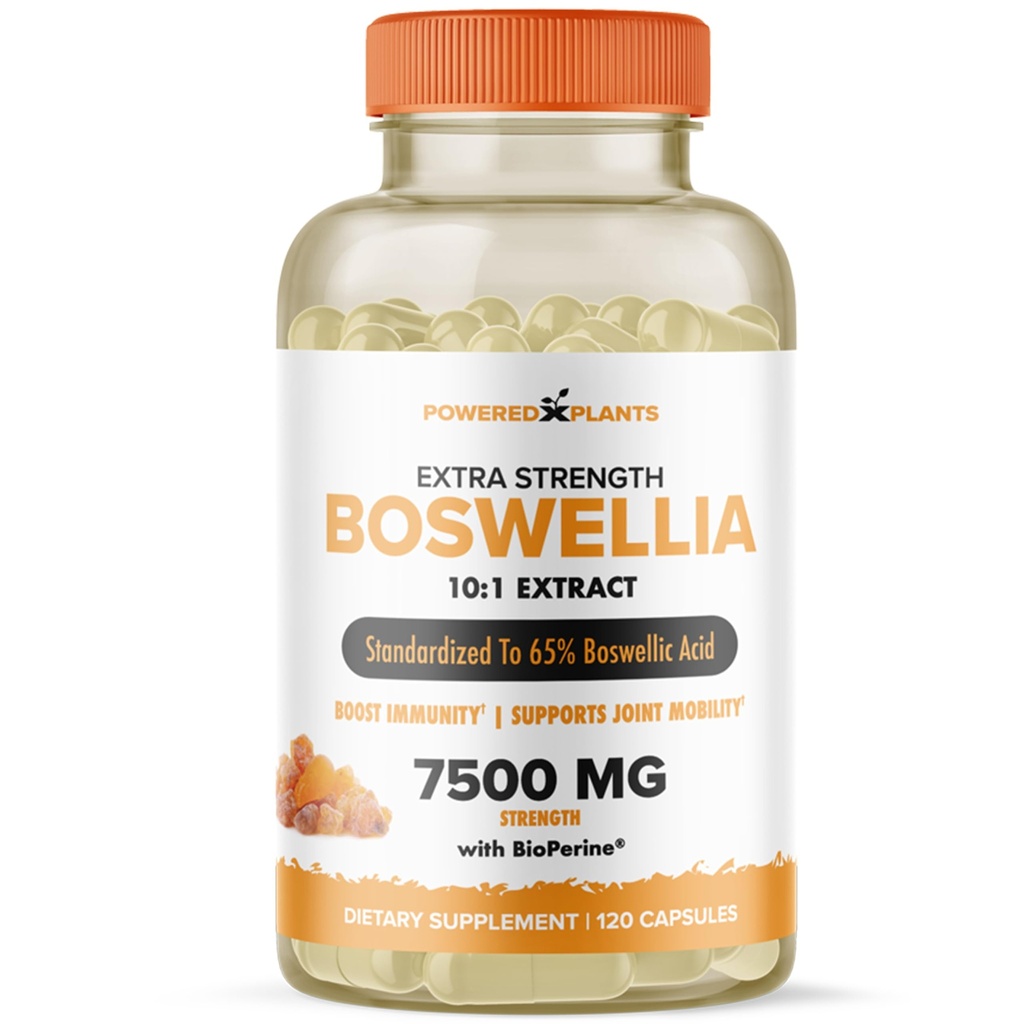 Boswellia Serrata Extract Joint Support Supplement by Powered by Plants 