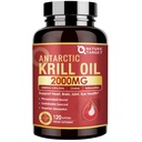 NATURE TARGET Krill Oil 2000 mg met Omega-3 EPA & DHA met Astaxanthine Supplement, Choline - Ondersteunt hart, hersenen, Join, Eye Health, Non-GMO, Glutenvrij, 120 Softgels (60 Servings)