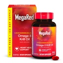 MegaRed - Omega-3 Krill Oil 350mg Softgels (130 Tel in een fles), EPA & DHA Omega-3 vetzuren met geen visachtige afdronk In tegenstelling tot visolie, bevat Antioxidant Astaxanthine