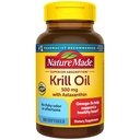 Nature Made Superior Absorptie Krill Oil 500mg met Astaxanthine en Fosfolipiden, Omega 3 voor Heart Health Support, Antarctic Krill Oil Supplement, 100 Softgels, 100 Day Supply