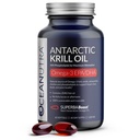 100% Pure Organic Krill Oil 1000mg, 60-Day, Omega 3 Supplement, Hoogste Concentratie 56% Fosfolipiden, Wild Caught, Duurzame Traceerbare Antarctische Omega 3, Astaxanthine, Hart, Geen Visolie