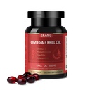 Antarctica Krill Oil 500 mg, Phospholipid-Bound Omega-3, EPA, DHA, en Astaxanthine - Gemakkelijk geabsorbeerd - Ondersteunt hersenen, hart, en Joint Health - Non-GMO, Gluten-Free, 30 Softgels