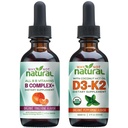 Waarom niet natuurlijke vitamine B complex en organische vitamine D3K2 vloeibare druppels