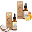 Vitamine D3+K2 Liquid Drops (MK4 & MK7) Organic Fractionated Coconut Oil and Vitamin C Extra Strength Spray Mist: Daily Absorptie Liquid Extract, Essential Protein Support, Optimaliseert Wellness Voordelen